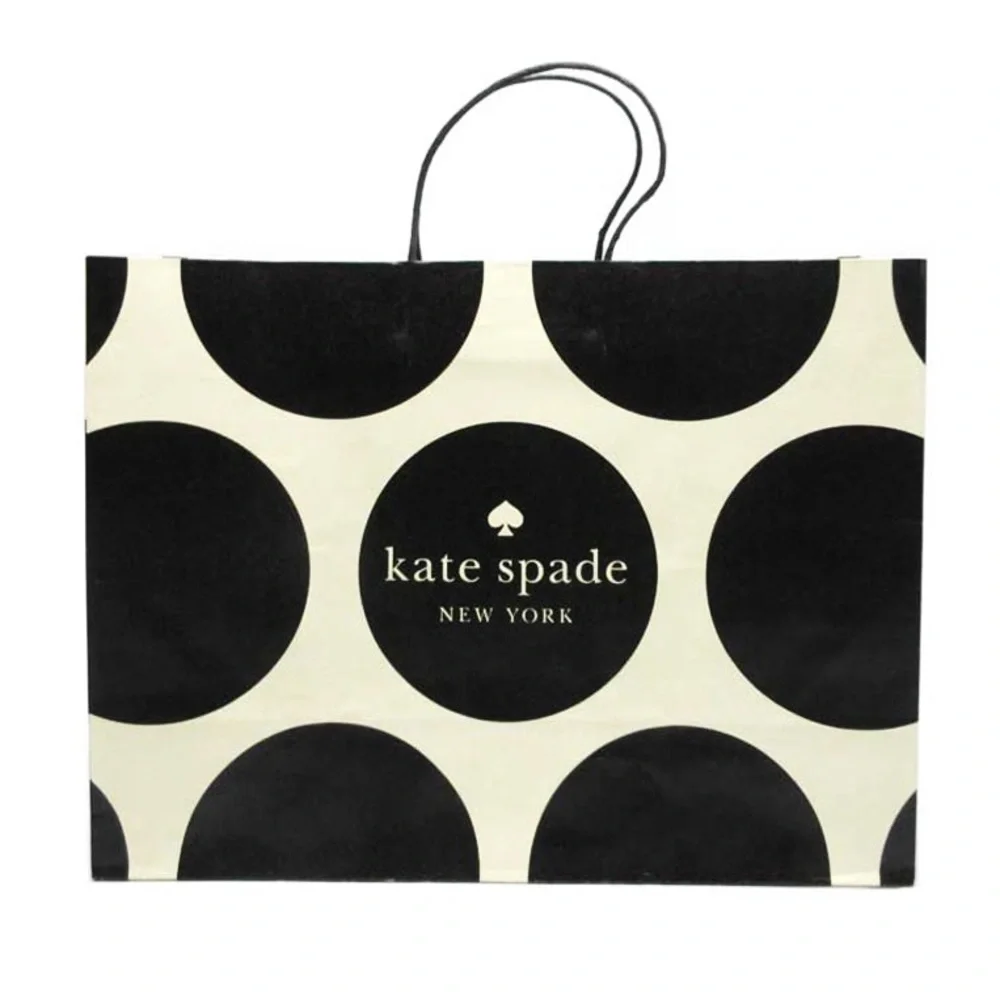 KATE SPADE Reusable Shopping Gift Bag with Tissue Paper